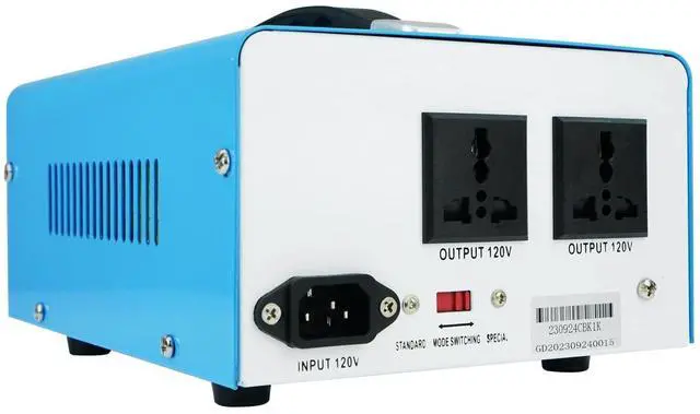 Alt view image 5 of 5 - ZHENGXI Isolation Transformer 120V to 120V, 500W Audio Voltage Converter, HD Display, No Niose, 2 Output Sockets