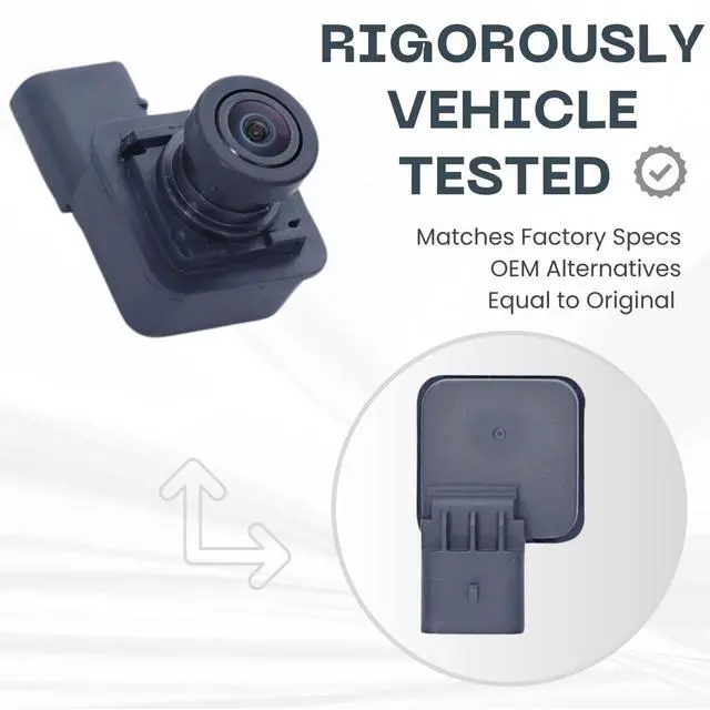 Alt view image 3 of 5 - Backup Camera Replaces for 2018 2019 2020 Ford F150 Crew/Extended/Regular CAB OE Part # JL3Z19G490C JL3T19G490BD