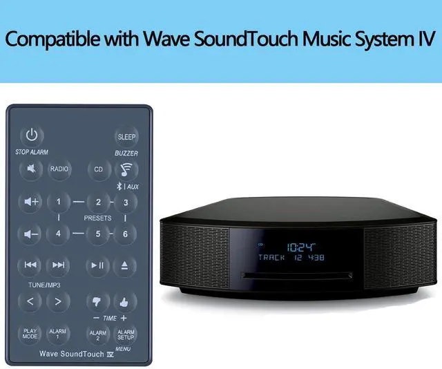 Alt view image 2 of 5 - ZWP Replacement Remote Control Compatible for Bose Wave SoundTouch Music System IV 417788-WR 417788-WMS 738031-1710 3WINF0AW 737251-1710