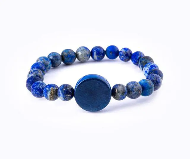 Main image of CNICK Tesla Key Bracelet Accessories: Effortlessly Lock, Unlock, and Start Your Tesla Model 3/Y/X/S with Style, The First Tesla Bracelet Accessory for Men and Women. (22cm / 8.7" Lapis)