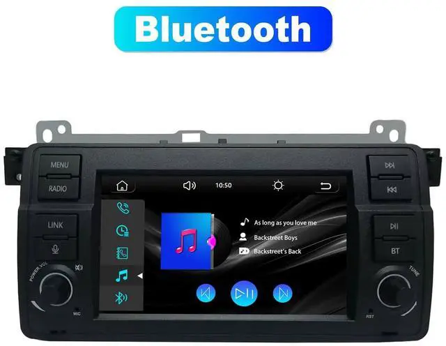 Alt view image 5 of 5 - pancdesfuy 7 inch HD Touch Screen Car Stereo for BMW E46 3 Series 1999-2004 with Wireless Apple CarPlay Android Auto FM/AM Bluetooth Mirror Link SWC DSP High Sound Quality Radio