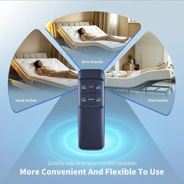 Alt view image 4 of 5 - New Replacement Remote Control Compatible for Dyonery Queen, Siena, Costway EP24938 Adjustable Bed Base