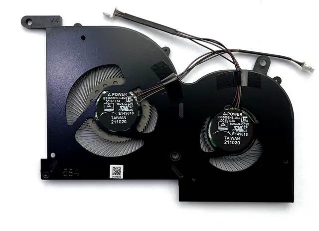 Alt view image 5 of 5 - New CPU+GPU Cooling Fan for MSI Stealth GS66 WS66 11UG 11UE 11UH 11UMT 11UKT MS-16V4, P/N: BS5005HS-U4Q(16V4-CPU) BS5005HS-U3J(16V4-G-CW), only fit for Intel 11th Gen CPU Version