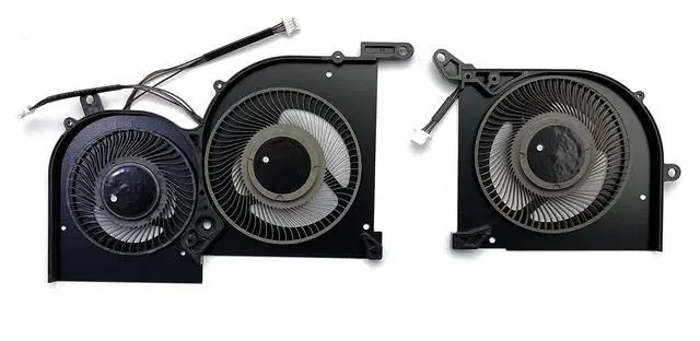 Alt view image 2 of 5 - New CPU+GPU Cooling Fan for MSI Stealth GS66 WS66 11UG 11UE 11UH 11UMT 11UKT MS-16V4, P/N: BS5005HS-U4Q(16V4-CPU) BS5005HS-U3J(16V4-G-CW), only fit for Intel 11th Gen CPU Version