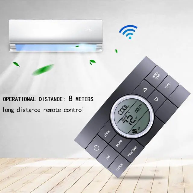 Alt view image 4 of 5 - ZWP 3314082.000 RV Thermostat Multi-Zone Comfort Control Center 2 10-Button Replacement for Dometic CCC2 - Fit for Air Conditoner Series 579/595/600/6308/520/6218xx/457915 and More