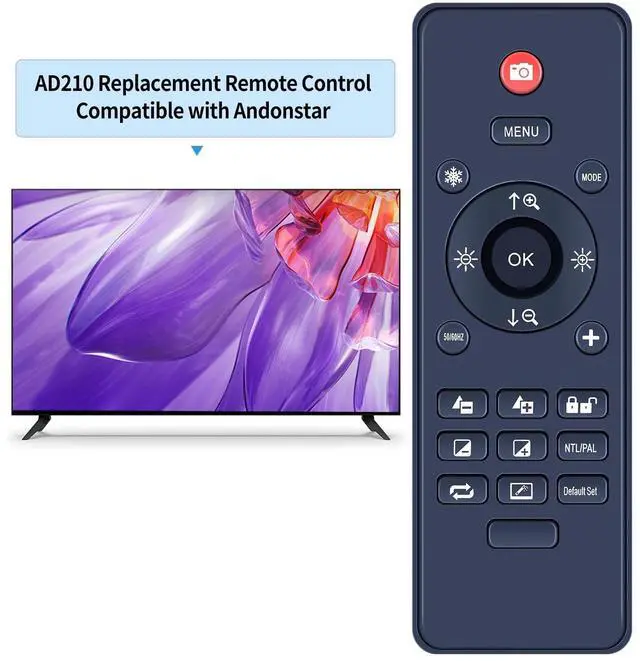 Alt view image 2 of 5 - WDZP New Microscope Replacement Remote Control fit for Andonstar AD210 AD246S-M AD249S-M AD109 AD409 Pro AD249S-Max AD210S-Pro AD407 Pro AD208S-Pro AD246S-P LCD Digital Microscope