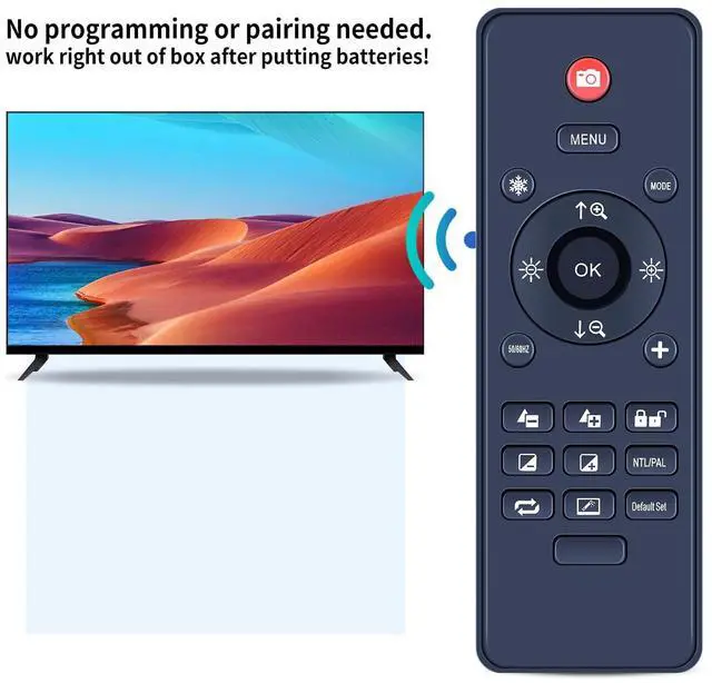 Alt view image 4 of 5 - WDZP New Microscope Replacement Remote Control fit for Andonstar AD210 AD246S-M AD249S-M AD109 AD409 Pro AD249S-Max AD210S-Pro AD407 Pro AD208S-Pro AD246S-P LCD Digital Microscope