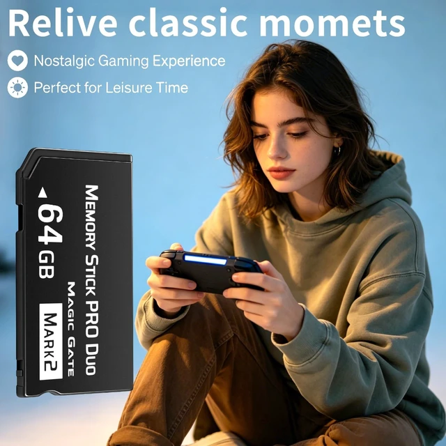 Alt view image 2 of 5 - Original 64GB(Mark 2) High Speed Memory Stick Pro-HG Duo for Gig Digital Camera PSP 1000 2000 3000