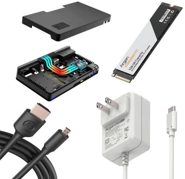 Main image of Argon ONE V5 Single M.2 NVME SSD Case Kit (128GB)
