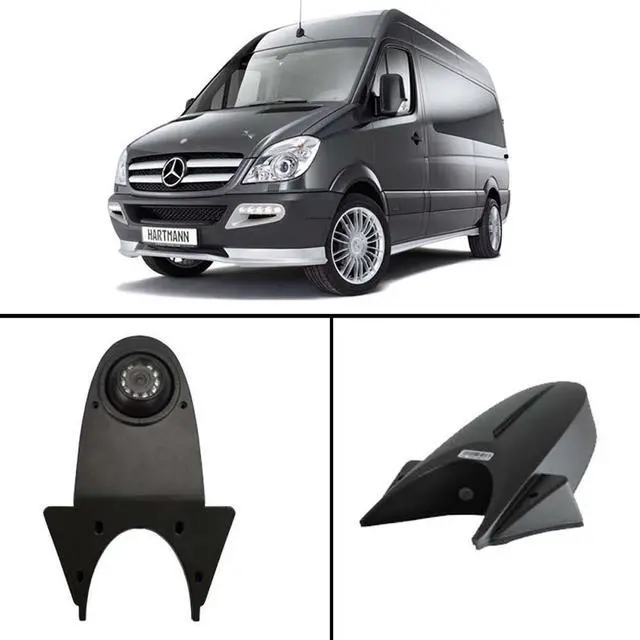 Alt view image 2 of 5 - Universal Camera Car Top Mount Brake Lamp Light Rear View Reverse Parking Camera,replacement for Citroen Berlingo Jumper Jumpy Nemo Dacia Dokker Van Nissan Navara HD for all RV models (Black Camera)