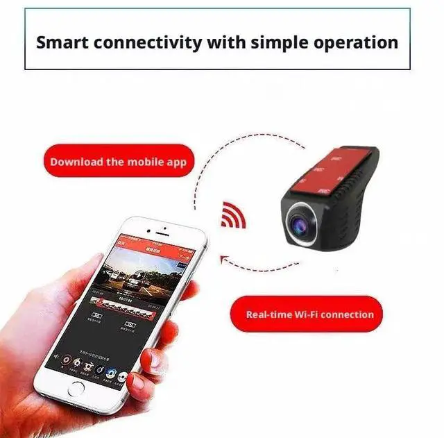 Alt view image 4 of 5 - S10 4K+4K Hidden Dash Cam with 64GB High-Speed Memory Card. Dual Recording for Both Front and Rear Views captures Everything on the Road. Features 24-Hour Parking Monitoring, Easy Installation.