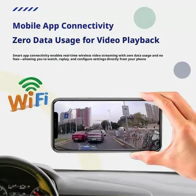 Alt view image 5 of 5 - S10 4K+4K Hidden Dash Cam with 64GB High-Speed Memory Card. Dual Recording for Both Front and Rear Views captures Everything on the Road. Features 24-Hour Parking Monitoring, Easy Installation.