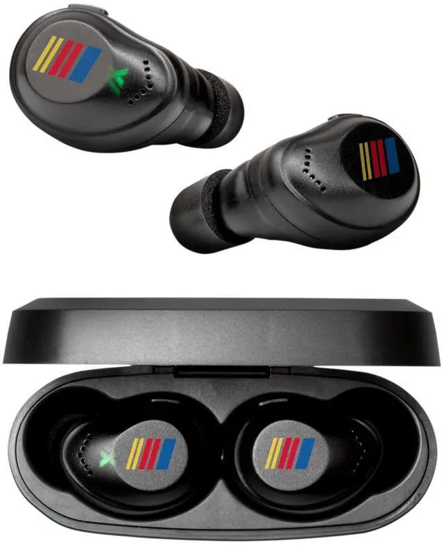 Main image of AXIL XCOR PRO NASCAR Wireless Earbuds Bluetooth - HearPRO Buds with Touch Control - Bluetooth Enhancement - Hearing Protection - Dust & Water Resistant - Wind Resistant True Wireless Ear