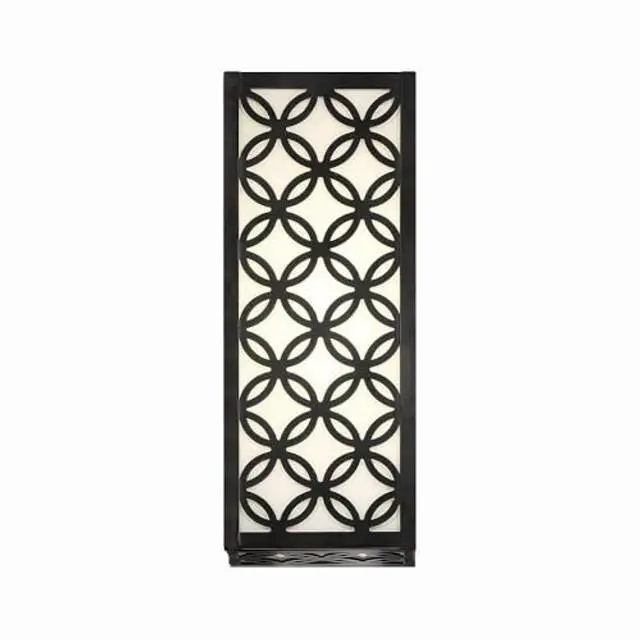 Alt view image 2 of 2 - Eurofase Inc. 42698-012 Clover 1 Light 13 inch Black Outdoor LED Wall Sconce