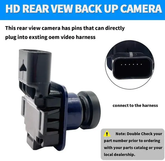 Alt view image 4 of 5 - wzruiqipei Rear View Back Up Camera Compatible with Ford Focus 2012 2013 2014 2015 Reverse Park Assist Backup Camera