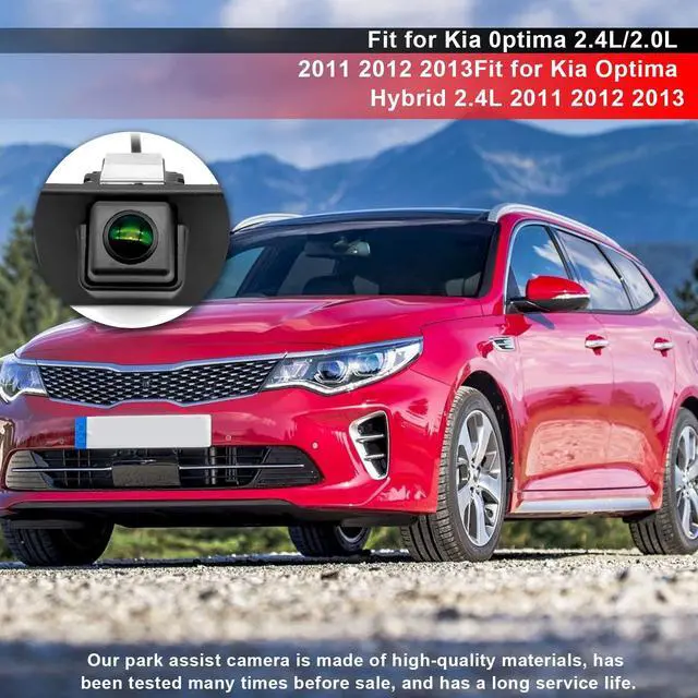 Alt view image 5 of 5 - Rearview Mirror Reverse Camera 95760-2T002 Compatible Only with kia Optima 2011 2012 2013 and Kia Optima Hybrid 2.4L 2011 2012 2013, Backup Camera OE 95760-2T001 95760-2T002