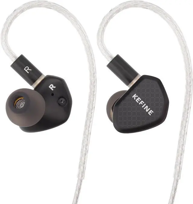 Main image of syeindunce Kefine Klean 10mm DLC Diaphgram Dynamic Driver Earphones, 1DD in-Ear Monitor Headphones, HiFi Wired IEM Earbuds with Dual Interchangeable Nozzles Detachable 0.78 2Pin Design (Type-C, Mic)