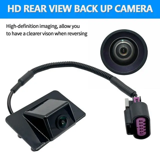 Alt view image 3 of 5 - wzruiqipei Rear View Back Up Camera Compatible with Cadillac Escalade Chevy Suburban Tahoe GMC Yukon Reverse Park Assist Camera Replaces 15173619 GM1960104