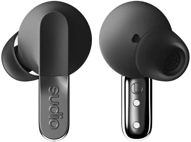 Main image of Sudio N3 Pro Wireless Earbuds Active Noise Cancelling (ANC), 30-Hour Playtime, Sweat & Splashproof, Eco-Friendly Design with Recycled Materials, Comfortable Fit, Premium Metallic Finish (Black
