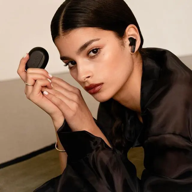 Alt view image 3 of 5 - Sudio N3 Pro Wireless Earbuds Active Noise Cancelling (ANC), 30-Hour Playtime, Sweat & Splashproof, Eco-Friendly Design with Recycled Materials, Comfortable Fit, Premium Metallic Finish (Black