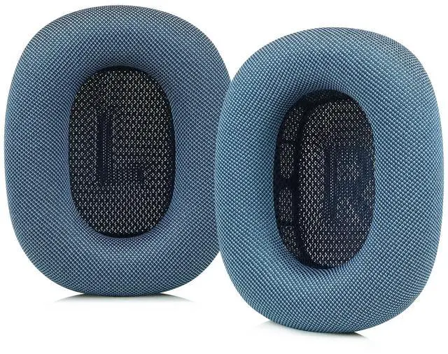 Main image of SINOWO Upgraded Ear Cushions for Apple AirPods Max Headphones, Silica Gel Mesh Fabric Replacement Ear Pads Cover with Memory Foam and Magnet,Closer to The Original(Blue)
