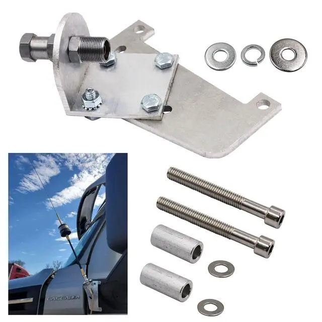 Main image of LOSTAR Fit for 2017-Up Cascadia P4 PCA5502, PC-A55-02 Mirror Antenna Mount Freightliner