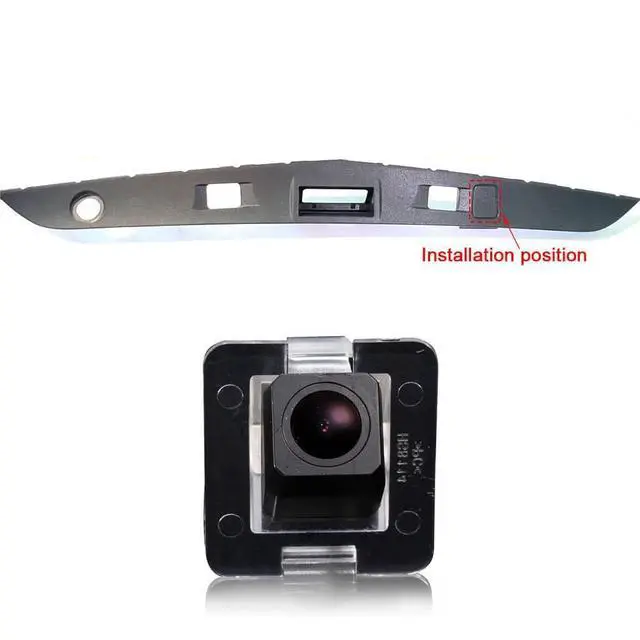 Alt view image 2 of 5 - HD Waterproof Car Handle Pre-Hole Reversing Reverse Backup Camera,Parking Safety Assistant System,Replacement for Benz CL Klasse C216,E klasse W212/W207;GLK/GLC Klasse X204 GLK300;S klasse W221