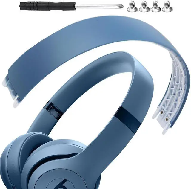 Main image of Solo 4 Headband Replacement Parts Accessories Top Head Arch Band Repair Kit Compatible with Beats Solo 4 Headphones. (Slate Blue)