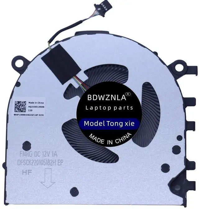 Alt view image 3 of 5 - BDWZNLA New CPU+GPU Cooing Fan for Lenovo Pro16 2021 12V 1A HQ23300129000110 8SSF10R66466JLSZ 1AF 0151 DFSCK220105182H HQ23300127000109 8SSF10R66446JRSZ 19C 0C08 DFSCL12E16486H FNGR FNRF