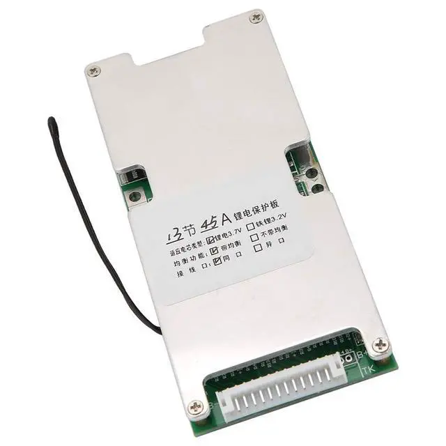 Alt view image 5 of 5 - EVTSCAN Lithium Battery Protection Board 13S 45A Lithium Battery Protection BMS PCB Board with Balance Charge