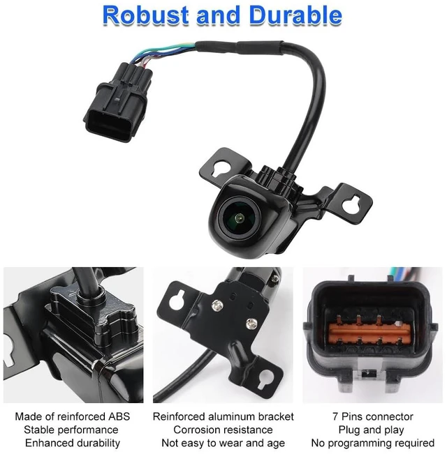 Alt view image 5 of 5 - Backup Camera Replacement for Hyundai Santa Fe 2017 2018