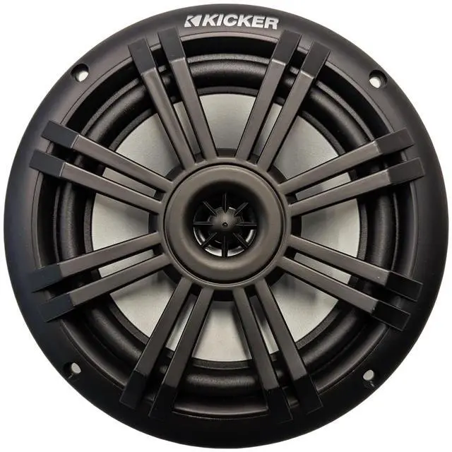 Alt view image 2 of 3 - KICKER Black Single Wakeboard Tower System with Pair (Qty 2) of Black 6.5" 150 Watt Max Power Marine OEM Replacement Coaxial Boat Audio Speakers