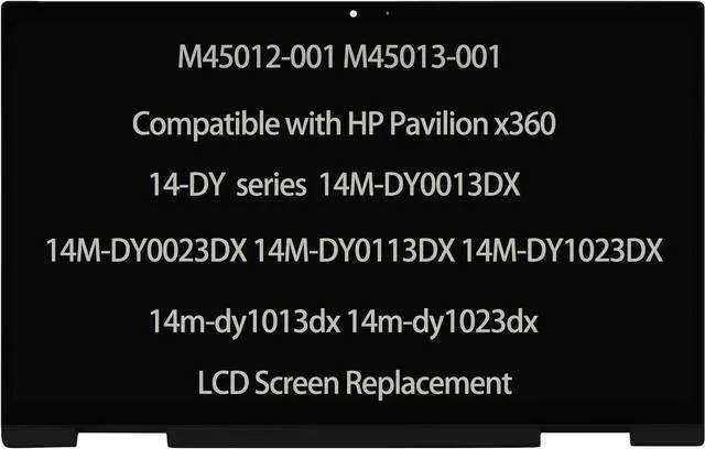 Main image of Daplinno M45012-001 M45013-001 LCD Compatible with HP Pavilion x360 14-DY 14M-DY0013DX 14M-DY0023DX 14M-DY0113DX 14M-DY1023DX 14-DY2050WM Screen Replacement Digitizer Display Assembly