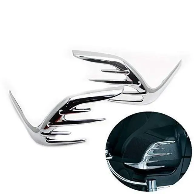 Alt view image 2 of 5 - PACASK Motorcycle Chrome Motorcycle Passenger Speaker Outer Trim for Goldwing GL1800 2006-2015