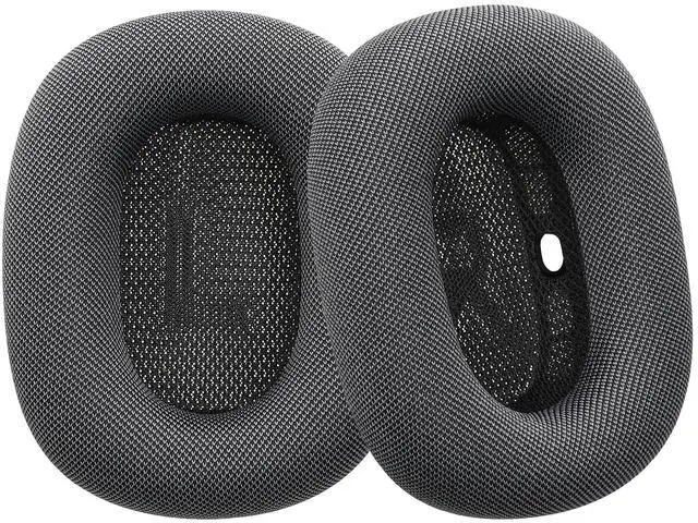 Main image of kwmobile Ear Cushions for Apple AirPods Max/AirPods Max 2 Headphones - High Density Memory Foam - Premium Replacement Magnet Earpads Dark Grey