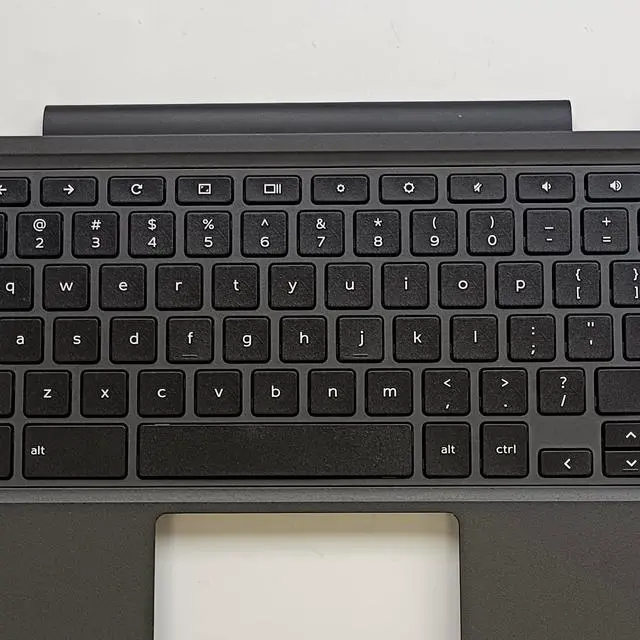 Alt view image 5 of 5 - Lyinsen Replacement for Dell Chromebook 11 3100 Laptop Upper Case Palmrest Keyboard Assembly Part 11.6" 0TK87M TK87M AP2FH000500 Top Cover Black