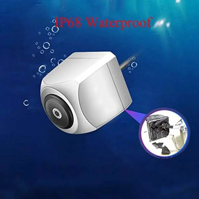 Alt view image 5 of 5 - aSATAH Chrome Starlight Car Rear View Camera for BMW 3 E46 E90 E91 E92 5 E39 E60 E61 X5 E53 E70 & Vehicle Camera's Waterproof and Shockproof Reversing Backup Camera (Chrome Starlight Camera)