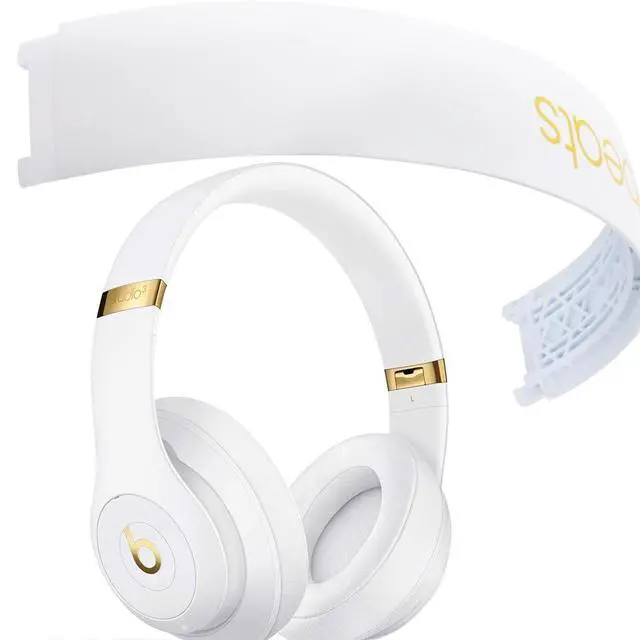 Alt view image 3 of 5 - Studio 3 Headband Replacement Parts Studio3 Headband Original Top Arch Band Accessories Repair Kit Compatible with Studio3 Headphones. (White)