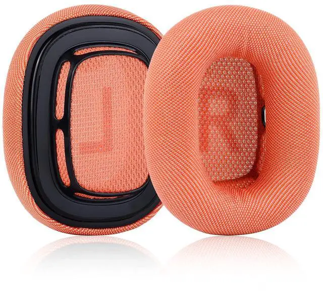 Alt view image 4 of 5 - JECOBB Replacement Earpads with Mesh Fabric & Memory Foam Ear Cushions Compatible with Apple AirPods Max Headphones ONLY(Pink)