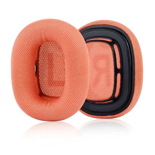 Alt view image 5 of 5 - JECOBB Replacement Earpads with Mesh Fabric & Memory Foam Ear Cushions Compatible with Apple AirPods Max Headphones ONLY(Pink)