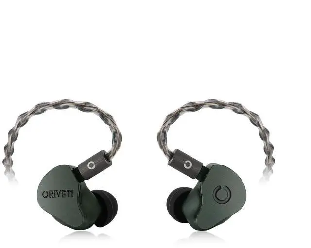 Main image of ORIVETI OD200 - Aluminium Earphone Body, Single Be-Coated Dynamic Driver HiFi IEM, High Fidelity, 2 Kinds of Nozzles, 2Pin Detachable Cable, in-Ear Headphones