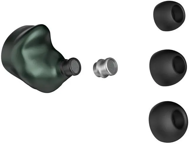 Alt view image 4 of 5 - ORIVETI OD200 - Aluminium Earphone Body, Single Be-Coated Dynamic Driver HiFi IEM, High Fidelity, 2 Kinds of Nozzles, 2Pin Detachable Cable, in-Ear Headphones