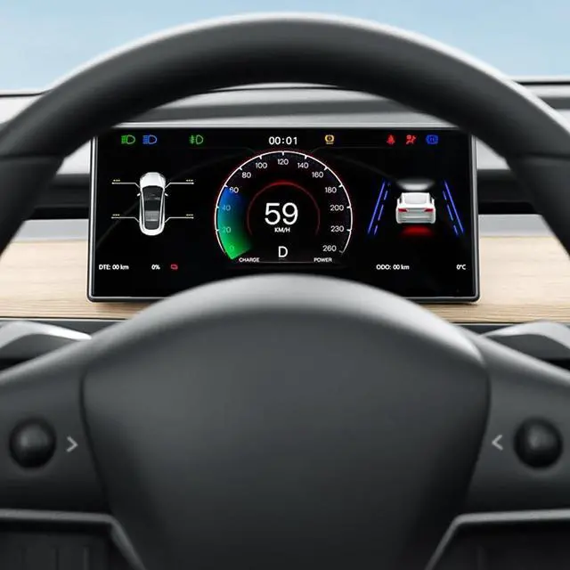 Main image of 9'' Head Up Display for Tesla Model 3 2024-2026 with Touchscreen Wireless Carplay Android Auto Hud Display