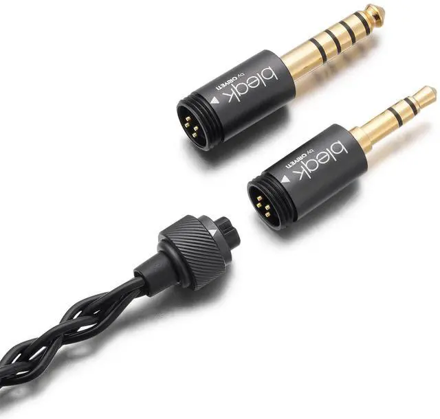 Alt view image 2 of 5 - ORIVETI bleqk Purecaster in Ear Monitors, 12.2mm Aluminum-Magnesium Alloy Dynamic Driver HiFi IEM, CNC-Milled Metal Shell, Interchangeable Nozzle, Detachable 0.78mm 2 Pin Cable