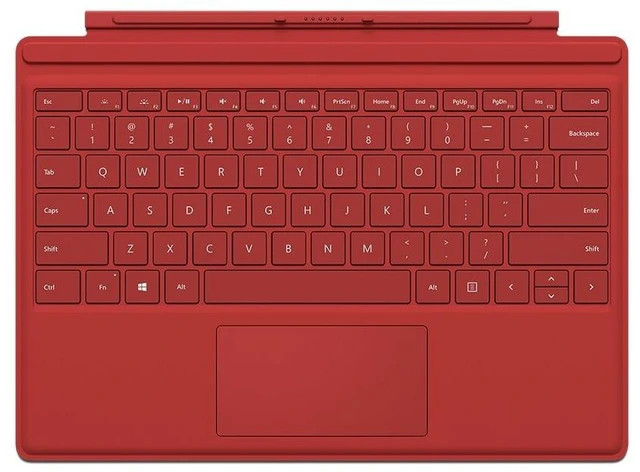 Main image of Microsoft Type Cover for Surface Pro - Red
