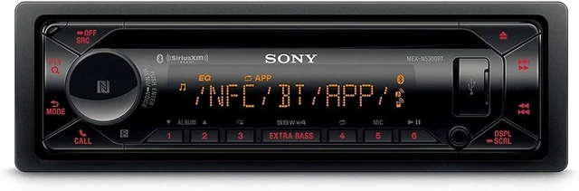 Alt view image 2 of 5 - Sony MEX-N5300BT CD Receiver with Dual Bluetooth, SiriusXM Ready, Front USB, FLAC, Extra BASS + SXV300V1 SiriusXM Vehicle Tuner Bundle