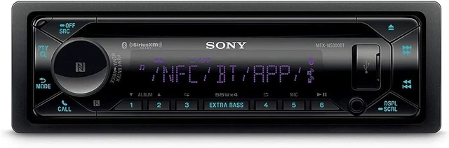 Alt view image 3 of 5 - Sony MEX-N5300BT CD Receiver with Dual Bluetooth, SiriusXM Ready, Front USB, FLAC, Extra BASS + SXV300V1 SiriusXM Vehicle Tuner Bundle