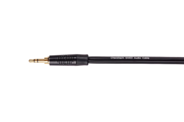 Alt view image 3 of 4 - Checkitech Gratify G1403 3.5mm TRS Male to Dual XLR Male Left/Right - 3 Foot