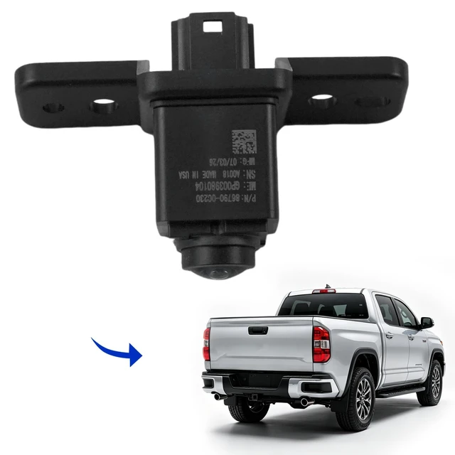 Alt view image 2 of 5 - Front Parking Camera 86790-0C230 Compatible with Toyota Tundra 2022-2024