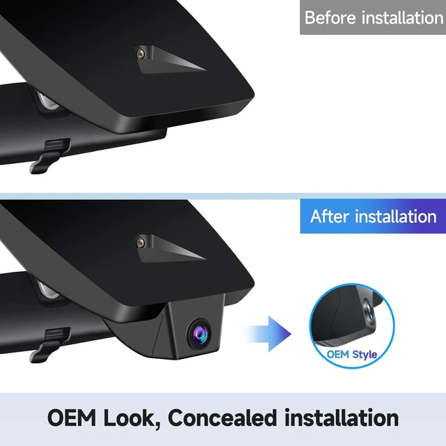 Alt view image 2 of 5 - 4K+1080P Dash Cam Front and Rear for Toyota Corolla Gen12 E210 2023-2026